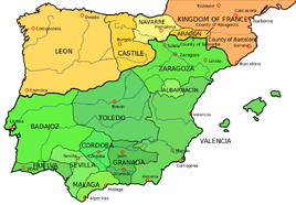Map Iberian Peninsula 1037