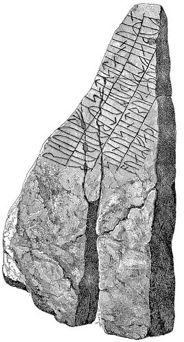 Runenstein von Helnaes, Handbook of runic monuments, Stephens