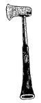 Deutsche Streubüchsen- (tromblon) Streitaxt (1. Hälfte 15. Jh.)