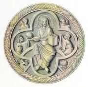 Christusrelief 1180-1250, trachtenkunstwer02hefn Taf.112a