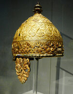 Kunst der kelten - celtic parade helmet