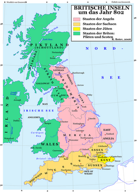 Brititische Inseln anno 802