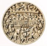 Spiegelkapsel mit Minneburg (Maihingen, 1280-1340)