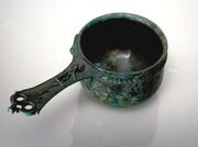 Bronzekasserolle, Haltern, 1.Jh., LWL-Römermuseum
