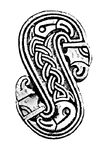 Südgermanische Schlangenfibel aus Rheinhessen (7. Jh.)