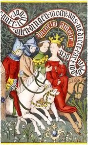 Willehalmsteppich Sigmaringen 1360-1420, trachtenkunstwer04hefn Taf.224D4