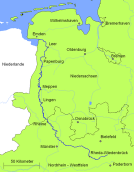 Ems Verlaufskarte