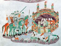 141b: Übergabe der Stadt Edom an Joab und dessen Reiter