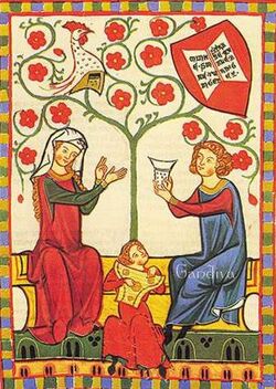 Codex Manesse Hochzeitsgewandung 01