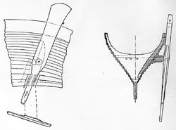 Gokstadschiff, Steuerruder, RdgA Bd4, Abb.011
