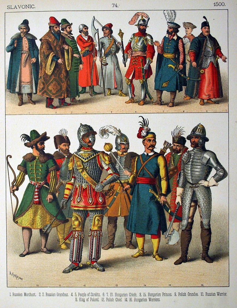 slawen mittelalter kleidung