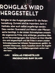 Beschreibung der Perlenherstellung