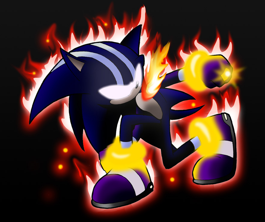 Super Darkspine Dark Sonic, Mixelland Wiki