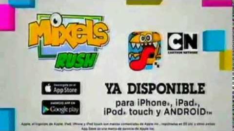 Cartoon network LA CN Movil "Mixels Rush" Aplicativo