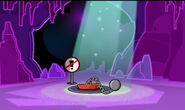 Background design of the Gravity Plug area from Don't Pull the Gravity Plug!