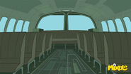 Background design of the unseen front interior of the School Bus.