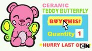 The Ceramic Teddy Butterfly online.