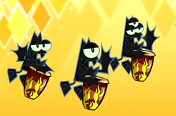 Bats Playing Drums