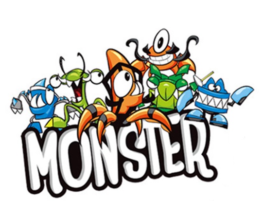 Monster Mini Rectangle Labels - LeeLee Labels