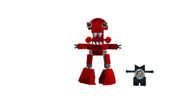 LEGO MOC Bricheadz: Fnaf 2: Withered: W.Foxy (2.0) by