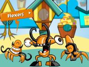 Tentro with the whole Flexers tribe members in Mixels.com mobile site