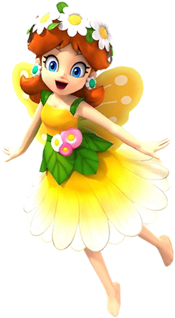 Game Super Mario Daisy Princess Yellow Dress Cosplay