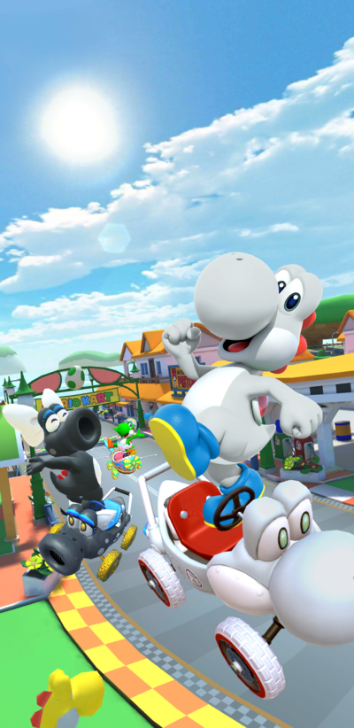 The Holiday Tour begins in the Mario Kart Tour game