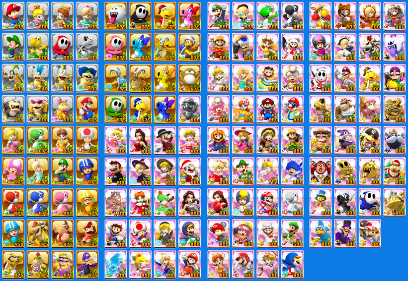 Every kart in Mario Kart Tour