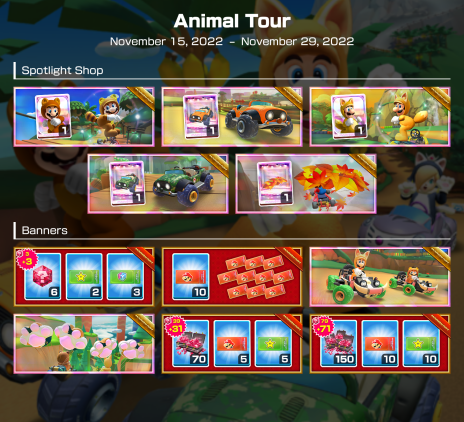 Mario Kart Tour - Animal Tour Trailer 