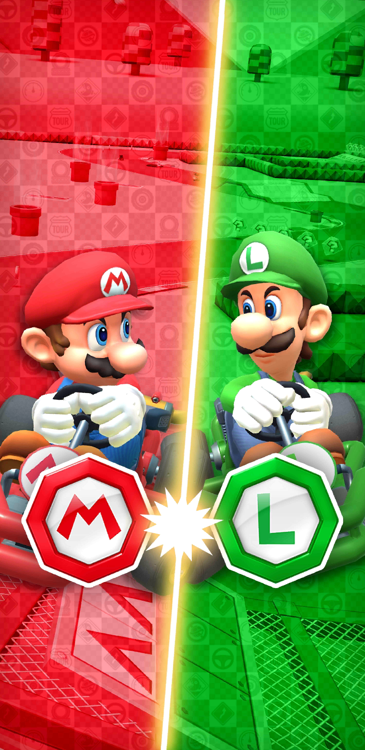 Mario Kart Tour Mario vs Luigi '23 : r/mariokart