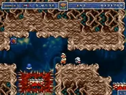 The Beta version of this level featuring several Mario enemies
