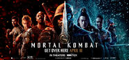 Mortal Kombat 2021 Movie banner