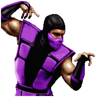 Rain with his ninja mask in MK Trilogy.