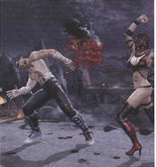 Skarlet vs. Johnny Cage