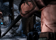 Kano engaging his Elbow Blade in his MKX Intro Animation