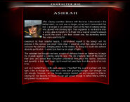 Ashrah's bio from the MK Armageddon website.