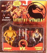 Goro vs. Cage figure carded