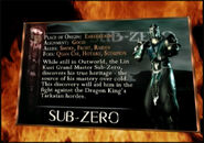 Sub-Zero's Bio Kard