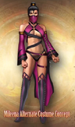 Concept Art for Mileena's Alternate Costume