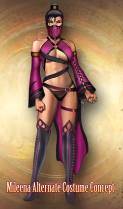 mileena mortal kombat 9 costumes