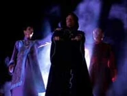 The Elder Gods of Fire and Water, preparing to imprison Shinnok