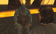 Moloch's cameo in Konquest Mode.