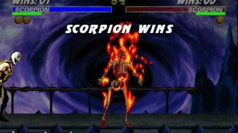 Ultimate Mortal Kombat 3 - Fatality 1 - Scorpion-0