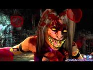 Mileena victory pose in MK 2011.