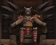 Shao Kahn in Kahn's Arena.