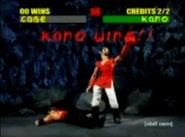 Kano against Johnny Cage in "Robot Chicken."