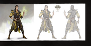 Concept art of Shang Tsung's primary appearance