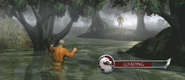 A forest from Deadly Alliance, which is most likely an early version of the jungle