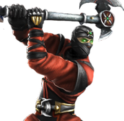 Ermac with his axe