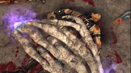 Kung Lao killed by Shinnok's clone in Mortal Kombat 2011's intro.